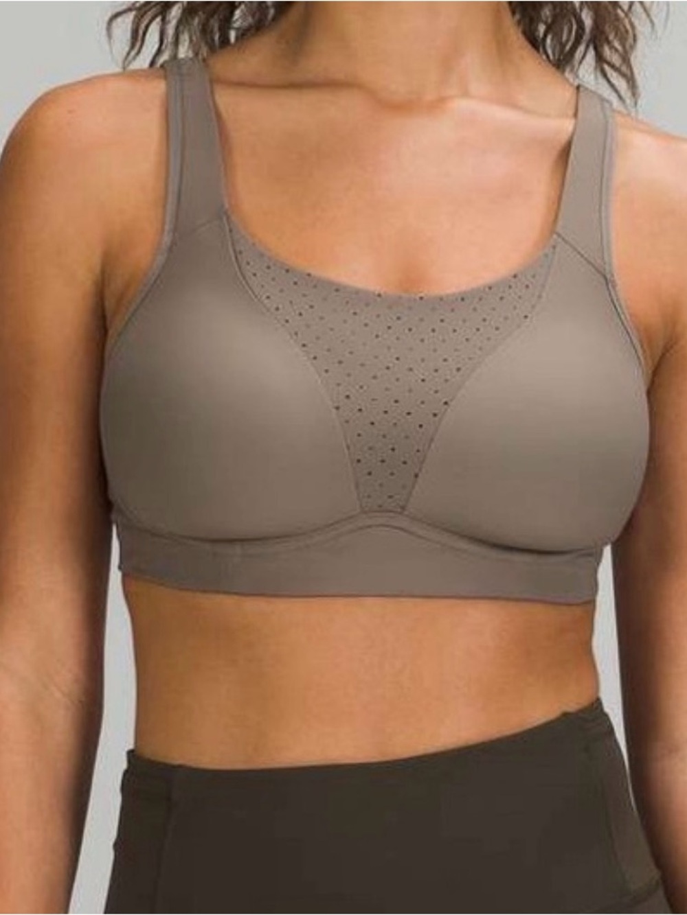 Lululemon Womens Run Times High Support Sports Bra Size 34DD Running Activewear